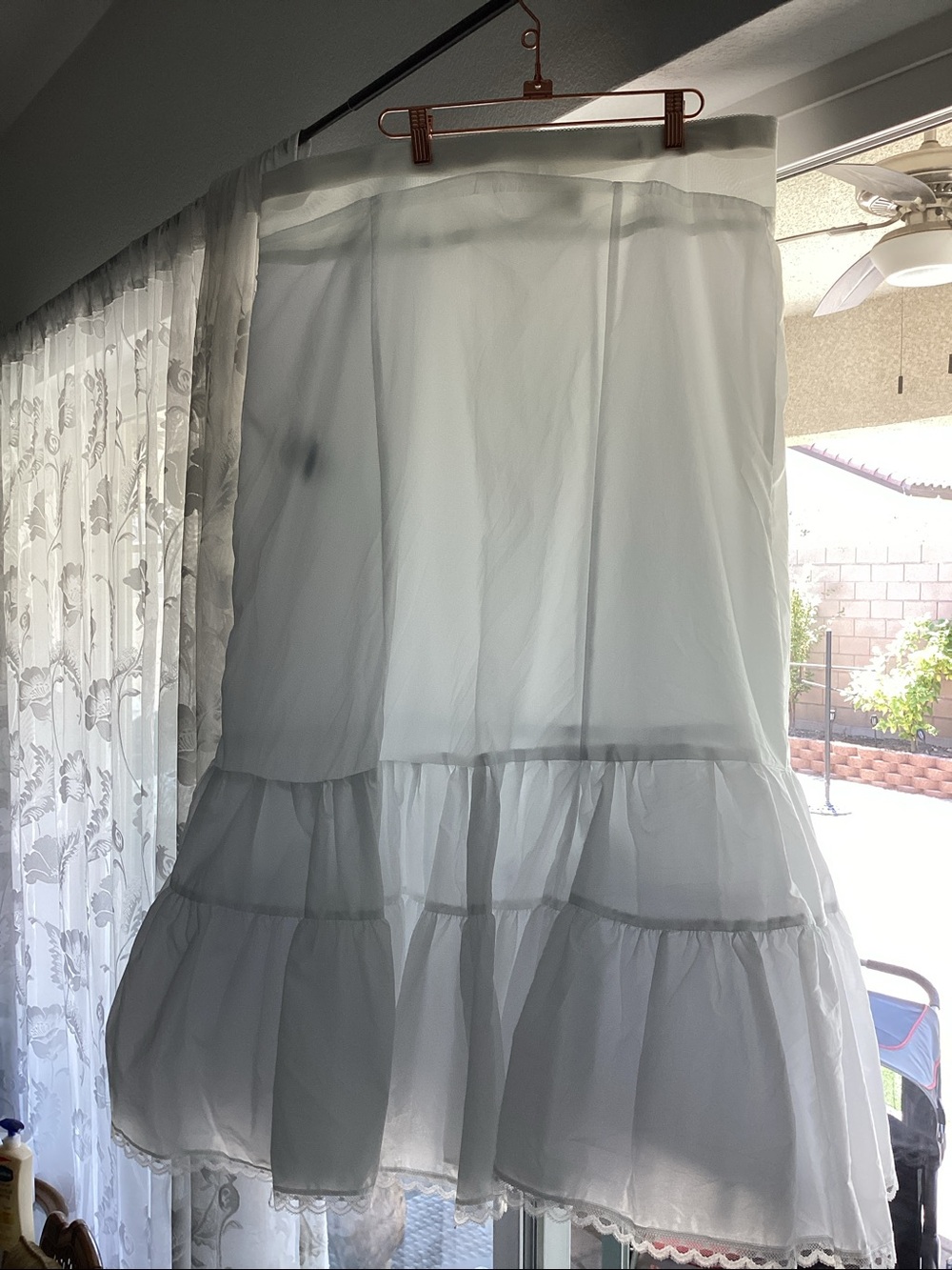 White Tiered Slip  - Wedding